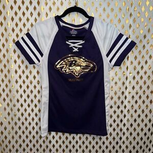 Ravens jersey NFL women’s bling sequin jersey size S